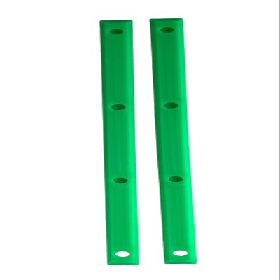 Century Skate Shop Skateboard Rails Old School Plastic with Mounting Screws (Neon Green)