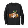 Corgi With Pretzel Long Sleeve T-Shirt view 1
