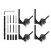 RACK HUB RH1 Single Antler Mounting Kit - 4 Pack Bundle view 2