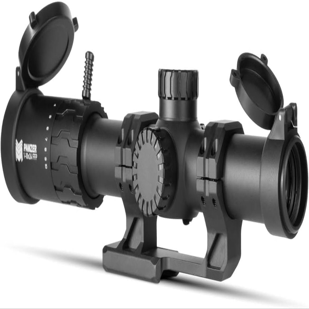Monstrum Panzer ED 1-6x24 First Focal Plane FFP LPVO Scope | Morpheus MIL Reticle