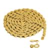 Hycline Bike Chain 6/7/8-Speed,Bicycle Chain 1/2x3/32 Inch,Special Steel for Road Mountain Racing Cycling (116 Links)-Gold view 1