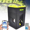 Tennis Ball Machine, Automatic Tennis Ball Launcher, Three-Position Adjustable Pull Rod, Dual-Mode Control, Remote Control and Mobile Phone Control, No Worries for Single Person Training view 1