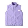 AIMAOMI Baby Boys Girls Sleeveless Jacket Full Zipper Soft Fleece Vest Kids Fall Winter Waistcoat (Purple, 6-7 Years) view 1
