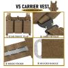 PETAC GEAR Tactical Tegris Cummerbund V5 Weighted Vest Full Set For Man With Zip On Back Panel Banger (CB) view 4