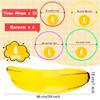 4 Set Inflatable Banana Ring Toss Game Includes 4 Pcs Inflatable Bananas 16 Pcs Plastic Ring Toss for Summer Pool Bachelorette Party Game Bridal Shower Engagement Party Decor view 2