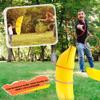 4 Set Inflatable Banana Ring Toss Game Includes 4 Pcs Inflatable Bananas 16 Pcs Plastic Ring Toss for Summer Pool Bachelorette Party Game Bridal Shower Engagement Party Decor view 3