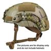 Nylon Tactical Combat MSA ARC Helmet Side Rails with NVG Bungee for MICH 2000 2001 2002 ACH Helmet (MC) view 3