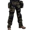KAROYD Outdoor Tactical Pants with Knee Pads, Combat Shorts for Outdoor Sports Spring and Autumn (Tiger Stripe Camo) view 2