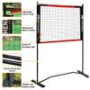 10FT Mini Pickleball Net, 4FT Adjustable Height Dink Training Rebounder Net with Paddles Set of 2, Pickleballs and Carry Bag for Outdoor Indoor Driveway Game, Easy Setup view 2