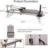 YQDDM Pilates Core Bed, Multifunctional Folding Pilates Core Bed Pilates Large Equipment, Yoga Equipment, Beginner Pilates Bed with Pad for Home Gym view 2