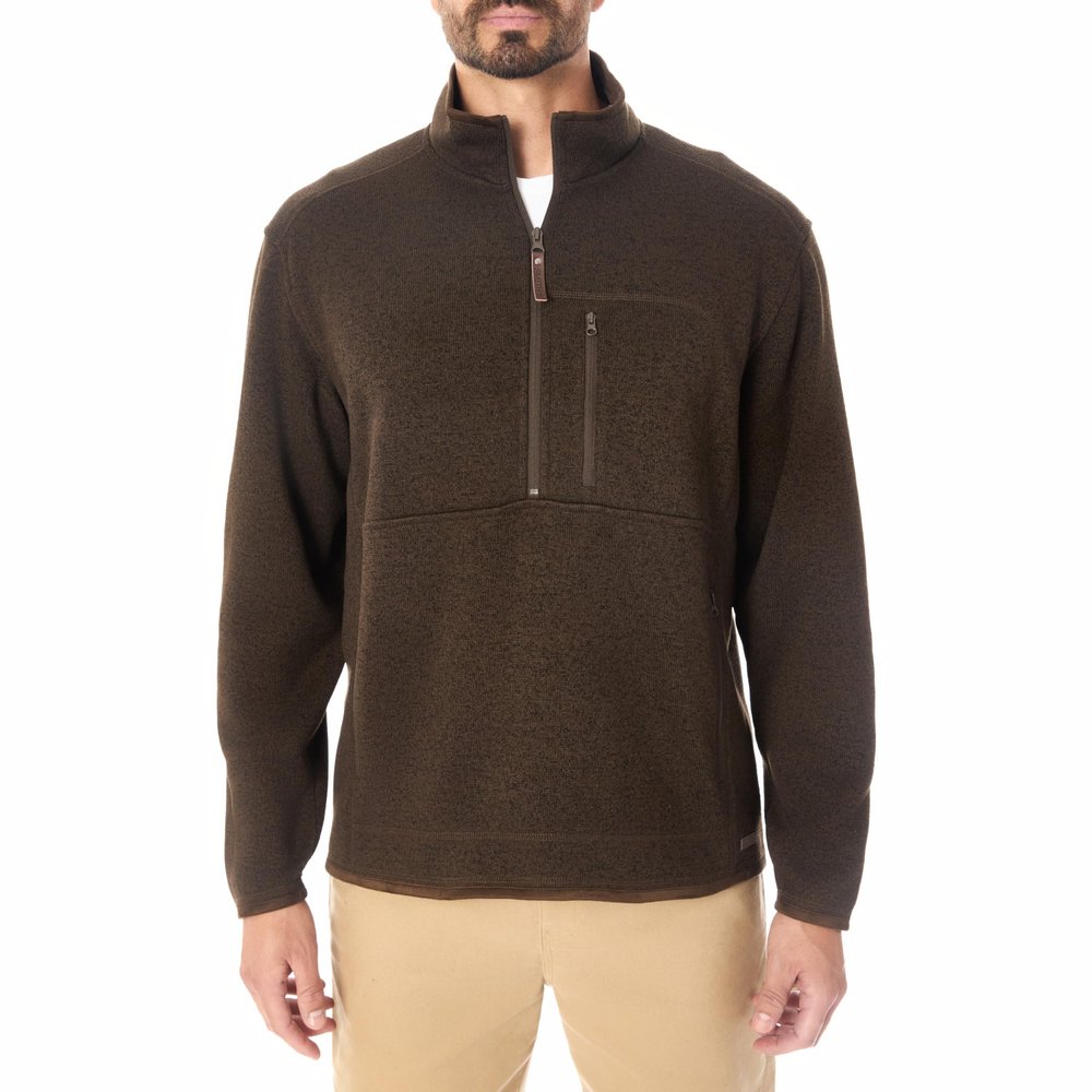 Smith's Workwear Sweater Fleece Quarter Zip Pullover