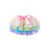 ZFZDRen 6M-3T Infant Baby Girl Tutu Skirt Toddler Girls Solid Color Tulle Skirts Birthday Outfits with Headband (2 Years,Multicoloured) view 1