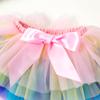 ZFZDRen 6M-3T Infant Baby Girl Tutu Skirt Toddler Girls Solid Color Tulle Skirts Birthday Outfits with Headband (2 Years,Multicoloured) view 2