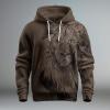 LCMTWX Graphic Hoodies For Men Mens Pullover Hoodie Tall Sweatshirt Adult Hoodies For Men Red Hoodies For Men Men'S Hoody Dark Zipper Hoodie Plus Size Black Hoodie Black Clothes For Men view 2