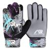 Arsh Sports Soccer Goalie Gloves,Football Goalkeeper Gloves for Kids Boys Youth Children Double Wrist Protection Along 4mm Super Grip Palm (Gray Black, Size 8 Suitable for Size M-L Adult) view 1