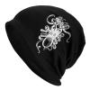 AIZBEGDLU Kraken Rum Octopus Adult Men's Knit Hat Unisex Beanie Hat Black view 1