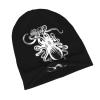 AIZBEGDLU Kraken Rum Octopus Adult Men's Knit Hat Unisex Beanie Hat Black view 2
