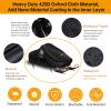 Snowmobile Cover Waterproof Outdoor,Heavy Duty 420D Oxford Fabric Polaris Snow Mobile Cover,Universal Large Trailerable Snowmobile Storage Cover,Fit for Most Snowmobiles. view 3