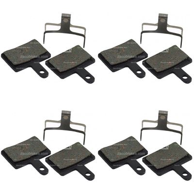 DiscoBrakes 4 Pairs of Ceramic Compound Pads Compatible with TRP 2 Piston Disc Brakes, Spyre Spyke Parabox Hylex, Dash Sport, HY/RD, 2-Pot Brake, (4 Pairs = 8 Pads)
