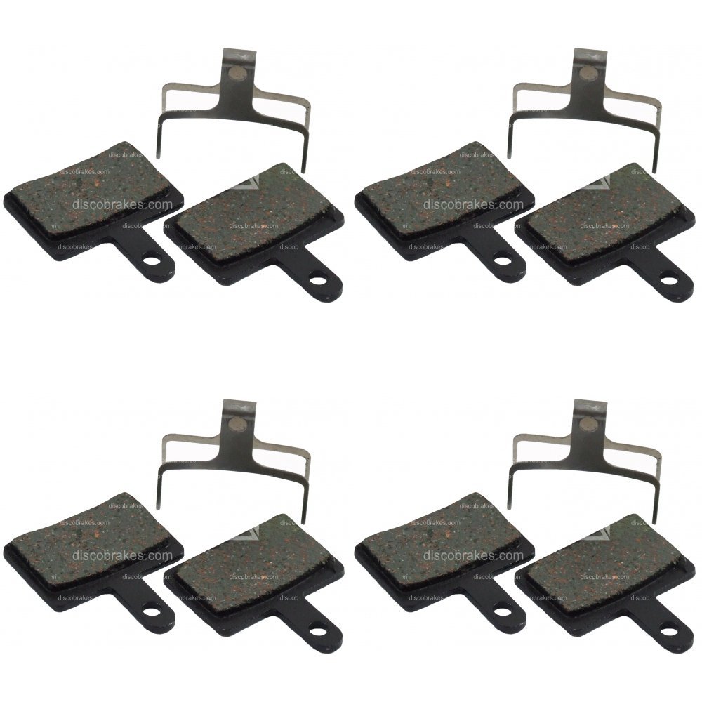 DiscoBrakes 4 Pairs of Ceramic Compound Pads Compatible with TRP 2 Piston Disc Brakes, Spyre Spyke Parabox Hylex, Dash Sport, HY/RD, 2-Pot Brake, (4 Pairs = 8 Pads)