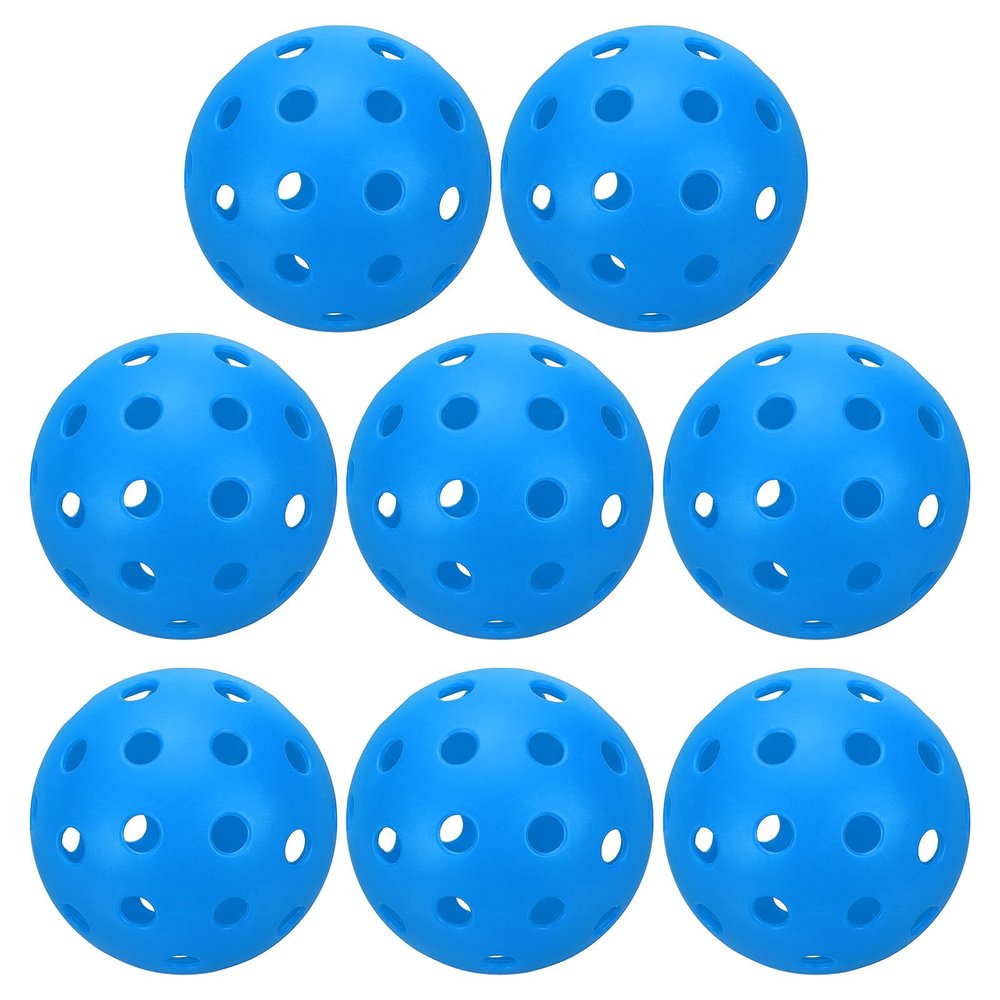 PATIKIL Outdoor Pickleball Balls 40 Holes Pickleball 8 Pack Pickleball Balls for Amateurs Indoor and Outdoor Sport, Blue