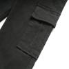 LANZIYAYA Girls Cargo Pants Wide Leg Streetwear Kids Pants with Pockets Trendy Jogger Trousers Hiking Trousers 4-14 Years (US, Age, 10 Years, Black) view 4