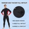 Aunua Wetsuits Men 5mm Back Zip Fullsuit Superstretch Neoprene GBS Seams Surfing Wetsuit(6051-2XL) view 3