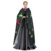NOUZU Christmas Tree And Ball Print Halloween Cloak Men Cape Renaissance Cloak With Hood, For Adult Cosplay Party Costume view 3