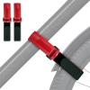 GDSZDDXX Heavy Duty Stitch Bike Straps for Rack, Premium 2PCS Adjustable Bike Rack Straps with Anti-Slip Gel Grip, Hook and Loop Bicycle Wheel Stabilizer Strap for Transportation and Storage