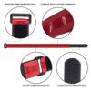 GDSZDDXX Heavy Duty Stitch Bike Straps for Rack, Premium 2PCS Adjustable Bike Rack Straps with Anti-Slip Gel Grip, Hook and Loop Bicycle Wheel Stabilizer Strap for Transportation and Storage view 3