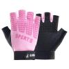 Miokkley Girls Fingerless Bike Gloves, Sport Gloves for 4-10 Year Girls Monkey Bars Rock Climbing Cycling Biking Fishing (Pink, Medium for 8-10 Y) view 1