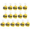 PATIKIL Clicker Counter, 16 Pcs 4 Digit Mechanical Handheld Tally Click Pitch Counter for Coaching Knitting, Golf, Lap, Fishing, Yellow view 1