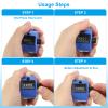 PATIKIL Clicker Counter, 16 Pcs 4 Digit Mechanical Handheld Tally Click Pitch Counter for Coaching Knitting, Golf, Lap, Fishing, Yellow view 4