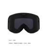 GLADE Mesa Ski Goggles  Black/Black, Anti-Fog, Interchangeable Lens System, 100% UVA/UVB Protection, Medium Fit, Designed in Colorado view 4