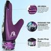 Arsh Sports Soccer Goalie Gloves,Football Goalkeeper Gloves for Kids Boys Youth Children Double Wrist Protection Along 4mm Super Grip Palm (Purple New, Size 8 Suitable for Size M-L Adult) view 4