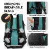 MIER Gym Backpack 40L Basketball Backpack with Ball Compartment & Shoes Storage Multi-Functional Sports Soccer Bag Large Equipment Back Pack Volleyball Backpacks for Men Women, Light Green view 4