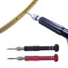 BOSTYY 1Pack Badminton Racket Grommet Repair Stainless Racquet Grommets Remover Tennis Racket Stringer Stringing Cone Protector view 2