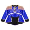 Yruioon Girls Drum Majorette March Band Uniform Sets Sequins Leotard Dress+Hat Ringmaster Suits Royal Blue A 14 Years view 3