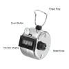 PATIKIL Clicker Counter, 16 Pcs 4 Digit Mechanical Handheld Tally Click Pitch Counter for Coaching Knitting, Golf, Lap, Fishing, Silver view 3