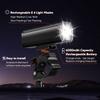 2026 New Bike Lights for Night Riding, Aluminum 1200 Lumens Rechargeable 6000mAh Super Bright Bicycle Headlight and Back Taillight, Waterproof LED Display 6+4 Modes Bicycle Lights Sets view 3