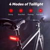 2026 New Bike Lights for Night Riding, Aluminum 1200 Lumens Rechargeable 6000mAh Super Bright Bicycle Headlight and Back Taillight, Waterproof LED Display 6+4 Modes Bicycle Lights Sets view 4