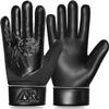 Arsh Sports Soccer Goalie Gloves,Football Goalkeeper Gloves for Kids Boys Youth Children Double Wrist Protection Along 4mm Super Grip Palm (Jet Black New, Size 3 Suitable for 5-6 Years) view 1