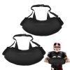 2 Pcs Football Hand Warmer Pouch, Football Warmer Bag Black HandWarmer Pouch Hand Muffs with Zipper Pocket and Adjustable Strap for Soccer, Golf, Fishing, Winter Outdoor Walk (Adult) view 1