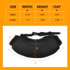 2 Pcs Football Hand Warmer Pouch, Football Warmer Bag Black HandWarmer Pouch Hand Muffs with Zipper Pocket and Adjustable Strap for Soccer, Golf, Fishing, Winter Outdoor Walk (Adult) view 2