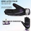 Arsh Sports Soccer Goalie Gloves,Football Goalkeeper Gloves for Kids Boys Youth Children Double Wrist Protection Along 4mm Super Grip Palm (Black New, Size 8 Suitable for Size M-L Adult) view 2