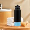 2 PCS Silicone Bottom for Ello Pop 32 OZ Water Bottle, Water Boot for Ello Pop,Avoid Scratches and Noise (Sky Blue, 320z) view 4