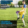 Arsh Sports Soccer Goalie Gloves for Kids,Goalkeeper Gloves for Youth Boys Girls 4MM Latex Palm,Anti Slip,Super Gip Double Wrist Protection (Black-Purple, Size 6 Suitable for 13 to 15 Years Old) view 4