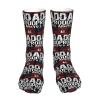 CHENYIXUO Proud U S Army Dad Usa Flag Air Cushioned Running Socks Breathable Round Neck Socks view 1