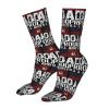 CHENYIXUO Proud U S Army Dad Usa Flag Air Cushioned Running Socks Breathable Round Neck Socks view 3