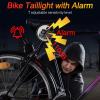 Bike Tail Light, USUPERINK 1PK Anti-Theft Smart Bike Taillight with Turn Signals and Automatic Brake Light, with Remote Control, 6 Light Modes, Safety Warning Light,USB Rechargeable,Waterproof view 2